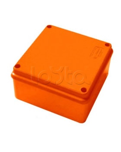 Коробка огнестойкая 100х100х55, 5P, (2,5-16 мм2), без галогена Экопласт 42037HF в Калининграде Коробки (ОКЛ) Экопласт Pintop.ru