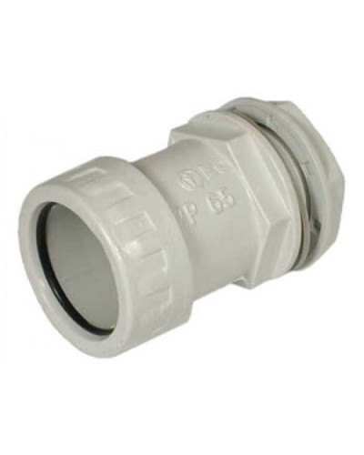 Муфта «труба-коробка» D25 мм , без галогена Экопласт 42725HF в Калининграде Аксессуары для труб (ОКЛ) Экопласт Pintop.ru