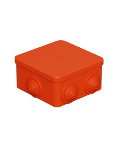 Коробка огн. E110, о/п 85х85х50мм,без галогена, 12 вых., IP55, 9P, оранж. Экопласт (43151HF) в Калининграде Распределительные коробки Pintop.ru