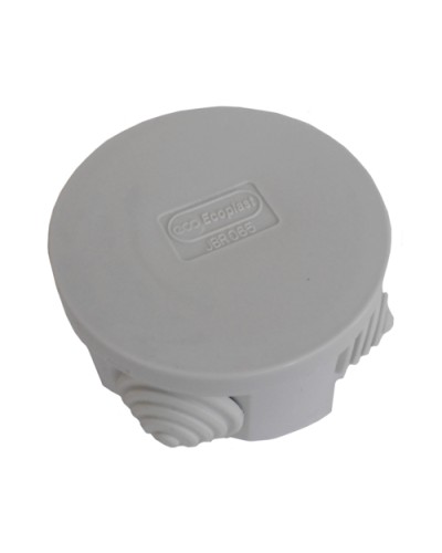 Коробка распределительная о/п с крышкой D65х35 мм, 4 вых. Экопласт 44004 в Калининграде Распределительные коробки Pintop.ru