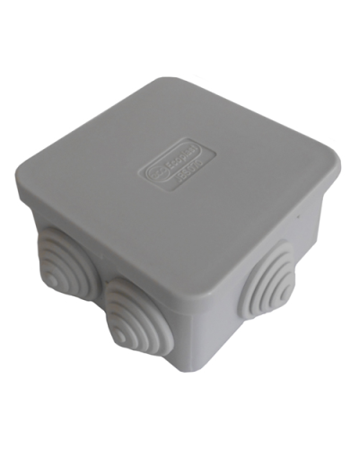 Коробка распред. о/п 85х85х40мм 6 вых., IP44 Экопласт 44006 в Калининграде Распределительные коробки Pintop.ru
