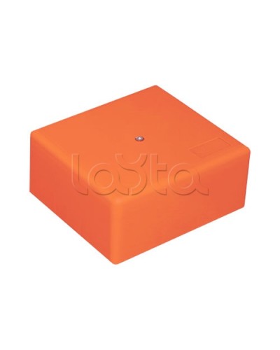 Коробка огн. с глад. стенками,без галогена, IP41, 6P, (1,5-2,5 мм2) (оранж) ОКЛ Экопласт (46041HF) в Калининграде Коробки (ОКЛ) Экопласт Pintop.ru