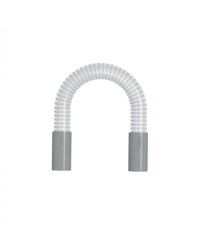 Гибкий переход для трубы диам. 25мм, длина 30см, цвет серый (49415GR) в Калининграде Повороты, муфты, тройники Pintop.ru