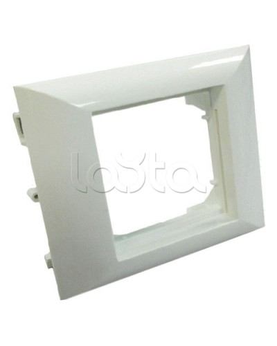 Суппорт для розетки 45х45 на 2 модуля для кабель-канала серии ARC-LAN Экопласт 573909 в Калининграде Аксессуары для кабель-канала Pintop.ru