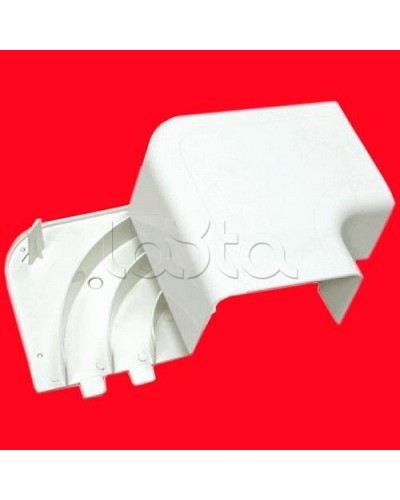 Угол плоский 100х40 с задней стенкой и разделителем для кабель-канала серии ARC-LAN, огнестойкость E15-E110 Экопласт 576314-E110 в Калининграде Аксессуары для кабель-канала Pintop.ru