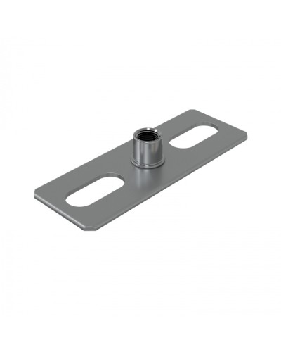 Пластина опорная с гайкой М8 (1уп=150шт) Экопласт (59920) в Калининграде Аксессуары для лотков Pintop.ru