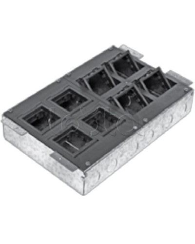 Люк в пол на 8 модулей с суппортом и коробкой Экопласт 70083 в Калининграде Системы лючков и колонн Pintop.ru