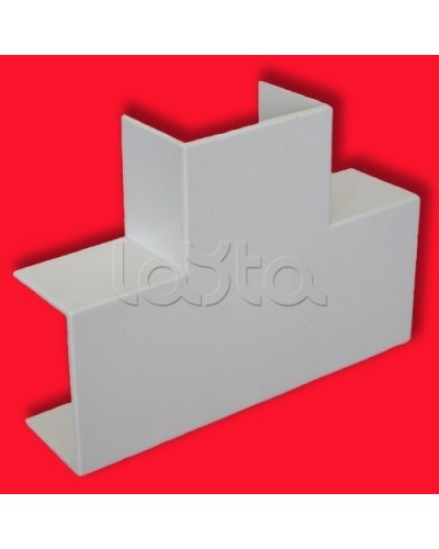 Угол Т-образный для кабель-канала МЕХ, для сечения 60/3x16 Экопласт 72412 в Калининграде Аксессуары для кабель-канала Pintop.ru