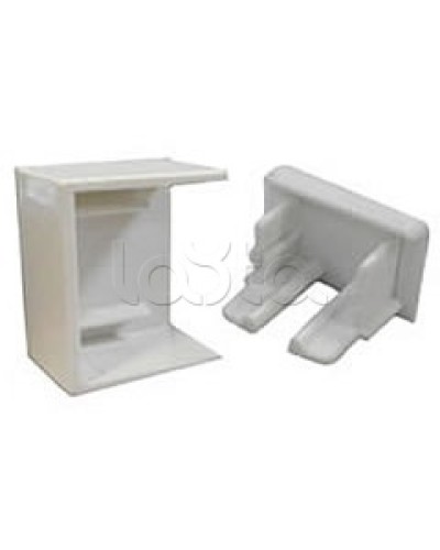 Заглушка для кабель-канала МЕХ, для сечения 40x40, огнестойкость E15-E110 Экопласт 72809-E110 в Калининграде Аксессуары для кабель-канала Pintop.ru