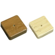 Коробка 1 постовая распред. 85x85x44мм (беж.) Экопласт 72909BG