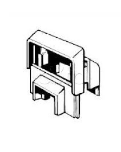 Переходник для коробки SMP, SM, SD к коробу 60/3х16 Экопласт 72924 в Калининграде Аксессуары для кабель-канала Pintop.ru