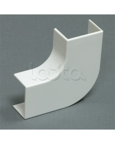 Угол плоский плавный стандарт TIA 60х40 мм Экопласт 76315R в Калининграде Аксессуары для кабель-канала Pintop.ru