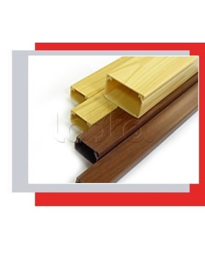 Миниканал 16x16 серия MEX с текстурой дерева (сосна) Экопласт 77002P-2 в Калининграде Кабель-канал Pintop.ru