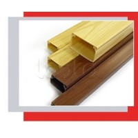 Миниканал 25x16 серия MEX с текстурой дерева (орех) Экопласт 77007N-2