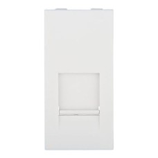 Накладка для розетки телефонной, компьютерной RJ, 45х22,5 мм (белый) LK45 Экопласт (853104)