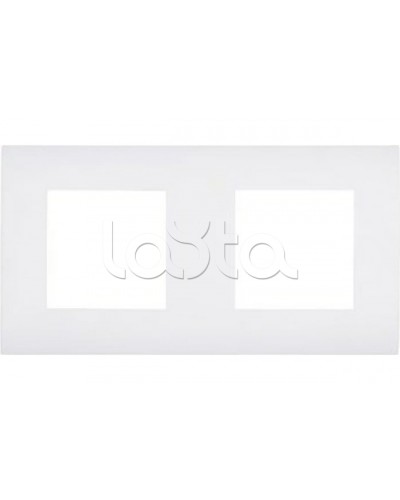 Накладка розетки телефонной или компьютерной 22,5х45 мм под рамку LK45 Экопласт (854204) в Калининграде Аксессуары для кабель-канала Pintop.ru