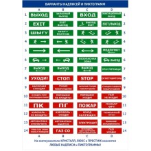 Оповещатель полусферическое световое табло со встроенной звуковой сиреной Электротехника и Автоматика ЛЮКС-12-К "Пожаробезопасная зона"