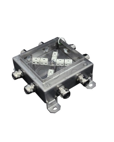 Коробка монтажная огнестойкая Гефест КМ-О (16к*10,0)-IP66 1515нерж, 8 вводов в Калининграде Распределительные коробки Pintop.ru