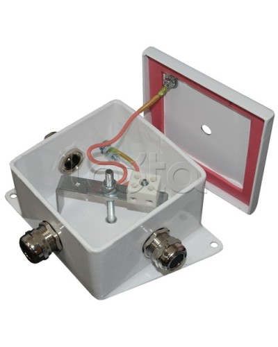 Коробка монтажная огнестойкая Гефест КМ-О (2к*6,0)-IP66 три ввода 100х100 в Калининграде Распределительные коробки Pintop.ru