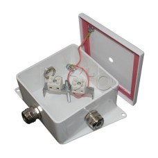 Коробка монтажная огнестойкая Гефест КМ-О (8к*6,0)-IP66-120х120, три ввода