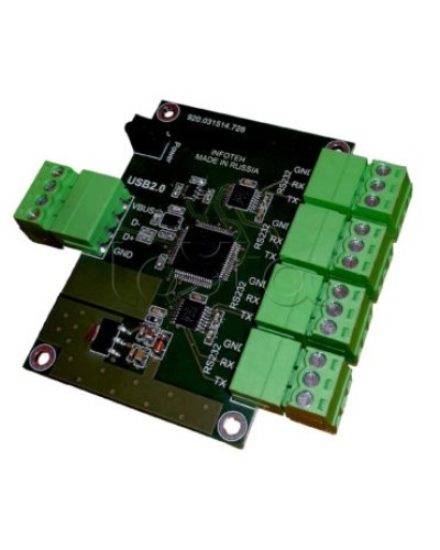 Конвертер USB/RS-232 ИНФОТЕХ AVT-USB/4RS232 в Калининграде Дополнительное оборудование для ОПС Pintop.ru