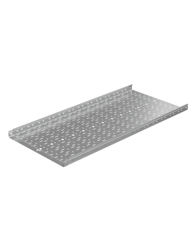 Лоток перфорированный 50х600х1,0 L3000 мм Быстрый монтаж ПЛЮС HD85 КМ-профиль (LPplus50-600-1.0-3000 HD85) в Калининграде Кабельные лотки Pintop.ru