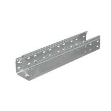 Лоток перфорированный 80х100х0,8 L3000 мм "Быстрый монтаж ПЛЮС" INOX304 КМ-Профиль (LPplus80-100-0.8-3000 INOX304)