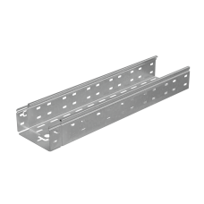 Лоток перфорированный 80х150х1,5 L2000 мм "Быстрый монтаж ПЛЮС" INOX304 КМ-Профиль (LPplus80-150-1.5-2000 INOX304)