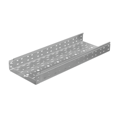 Лоток перфорированный 80х300х1,0 L4000 мм "Быстрый монтаж ПЛЮС" HD85 КМ-профиль (LPplus80-300-1.0-4000 HD85)