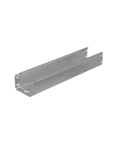 Лоток неперфорированный 100х150х1,0 L4000 мм Быстрый монтаж ПЛЮС HD КМ-профиль (LNplus100-150-1.0-4000 HD) в Калининграде Кабельные лотки Pintop.ru