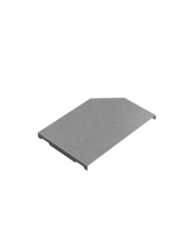 Крышка переходника левого 150-200 мм ПЛЮС КМ-Профиль (KPDplus150-200-L) в Калининграде Аксессуары для лотков Pintop.ru