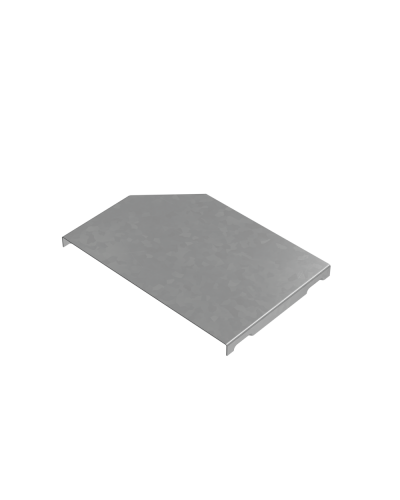 Крышка переходника правого 150-200 мм ПЛЮС КМ-Профиль (KPDplus150-200-R) в Калининграде Аксессуары для лотков Pintop.ru