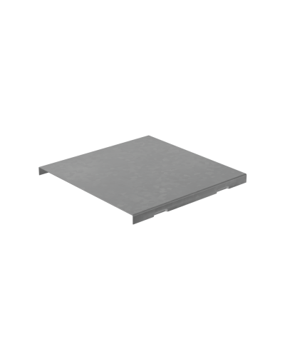 Крышка на угол внешний вертикальный 50х600 мм с разворотом трассы на 180 гр. ПЛЮС HD КМ-Профиль (KVLTDplus90-50-600 HD) в Калининграде Аксессуары для лотков Pintop.ru