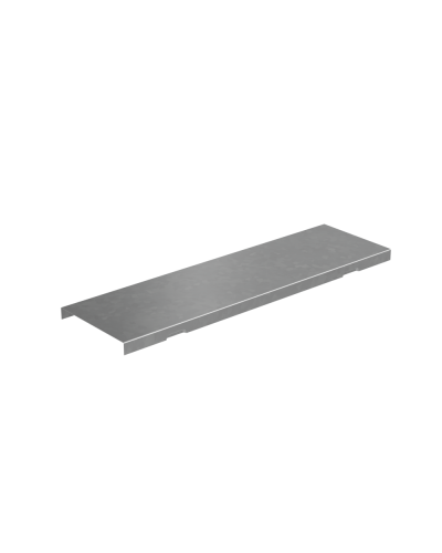 Крышка на вертикальный Т-ответвитель переходник 100-500 мм с разворотом трассы на 90 гр. ПЛЮС (нижняя часть больше исходной) КМ-Профиль (KTDPVplus90-100-500) в Калининграде Аксессуары для лотков Pintop.ru