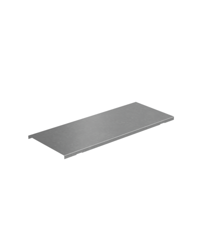 Крышка на вертикальный Т-ответвитель переходник 200-400 мм с разворотом трассы на 90 гр. ПЛЮС (нижняя часть больше исходной) КМ-Профиль (KTDPVplus90-200-400) в Калининграде Аксессуары для лотков Pintop.ru