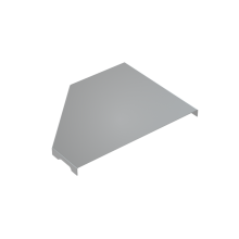 Крышка переходника правого 100-150 мм КМ-Профиль (KPD100-150-R)