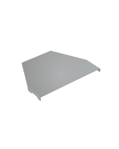 Крышка переходника центрального 100-200 мм КМ-Профиль (KPD100-200-C) в Калининграде Аксессуары для лотков Pintop.ru