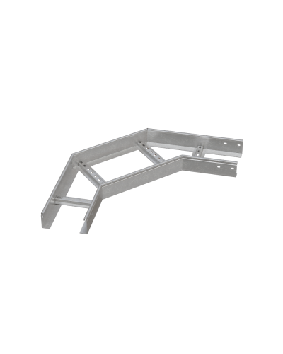 Угол лестничный горизонтальный 90 гр. 80х400х1,2 мм INOX304 N КМ-Профиль (LGL90-80-400-1.2 INOX304 N) в Калининграде Аксессуары для лотков Pintop.ru