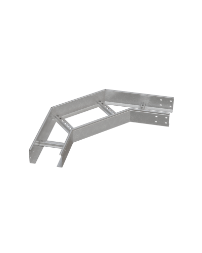 Угол лестничный горизонтальный 90 гр. 100х200х1,5 мм INOX304 N КМ-Профиль (LGL90-100-200-1.5 INOX304 N) в Калининграде Аксессуары для лотков Pintop.ru