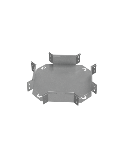 Х-разветвитель 80х150 мм ПЛЮС HD85 КМ-профиль (XDplus80-150 HD85) в Калининграде Аксессуары для лотков Pintop.ru