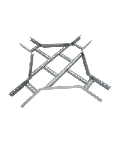 Х-разветвитель лестничный 50х150х1,2 мм КМ-Профиль (LXD50-150-1.2) в Калининграде Аксессуары для лотков Pintop.ru