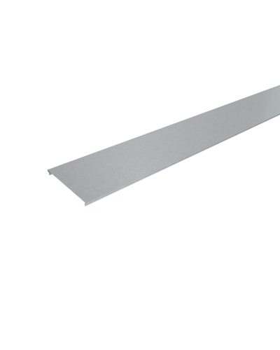 Крышка лестничного лотка 100х0,8 L2000 мм HD КМ-Профиль (KLL100-0.8-2000 HD) в Калининграде Аксессуары для лотков Pintop.ru