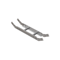 Вертикальный шарнирный угол 80х400х2,0 мм HD N КМ-профиль (LSHL80-400-2.0 HD N)