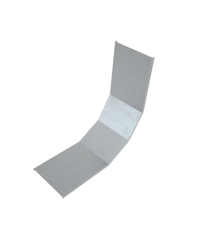 Крышка лестничного вертикального внутреннего угла 90 гр. 700 мм HD85 КМ-профиль (KLNL90-700 HD85) в Калининграде Аксессуары для лотков Pintop.ru