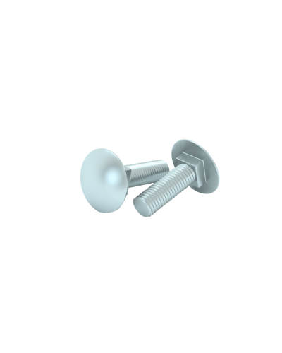 Болт с полукруглой головкой и квадратным подголовком М6х20 мм DIN 603 (упак. 150 шт) КМ-Профиль (BTG6-20) в Калининграде Крепеж Pintop.ru