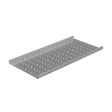 Лоток перфорированный 50х600х1,5 L2500 мм "Стандарт ПЛЮС" INOX304 КМ-Профиль (LPEplus50-600-1.5-2500 INOX304)