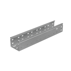 Лоток перфорированный 80х100х0,7 L2000 мм "Стандарт ПЛЮС" INOX304 КМ-Профиль (LPEplus80-100-0.7-2000 INOX304)