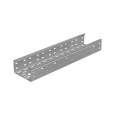 Лоток перфорированный 80х150х0,8 L3000 мм "Стандарт ПЛЮС" INOX304 КМ-Профиль (LPEplus80-150-0.8-3000 INOX304)