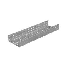 Лоток перфорированный 80х200х0,7 L3000 мм "Стандарт ПЛЮС" INOX304 КМ-Профиль (LPEplus80-200-0.7-3000 INOX304)
