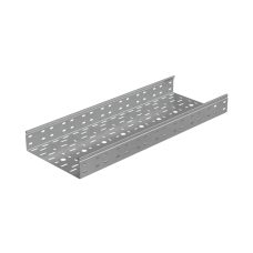 Лоток перфорированный 80х300х1,5 L3000 мм "Стандарт ПЛЮС" INOX304 КМ-Профиль (LPEplus80-300-1.5-3000 INOX304)